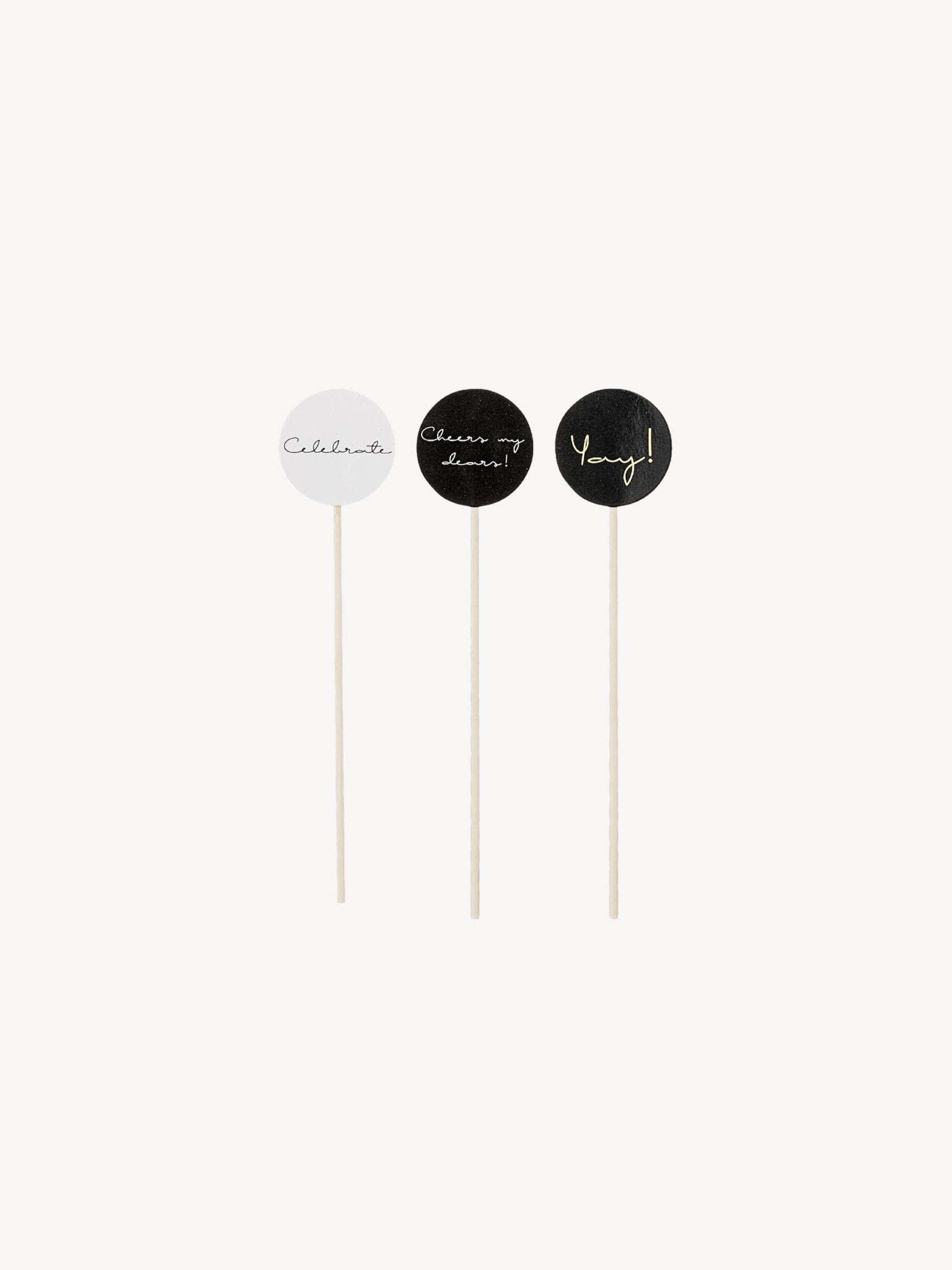 Cocktail Pom Pom - Sticks - Hometerior - Bloomingville - Cocktail Pom Pom - Sticks - Hometerior