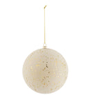 J - Line Christmas baubles - plastic - cream - 4x - Hometerior - J - Line - J - Line Christmas baubles - plastic - cream - 4x