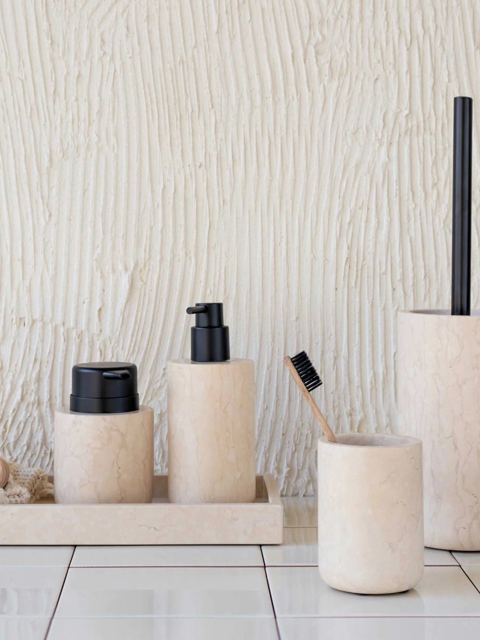 MARBLE low Dispenser - Seifenspender I Mette Ditmer - Hometerior - Mette Ditmer - 